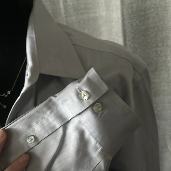 Gray Calvin Klein Button Up - Picture 3 of 6
